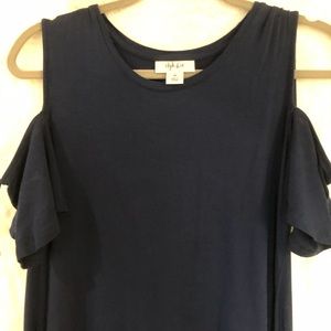 Style & Co cold shoulder dress